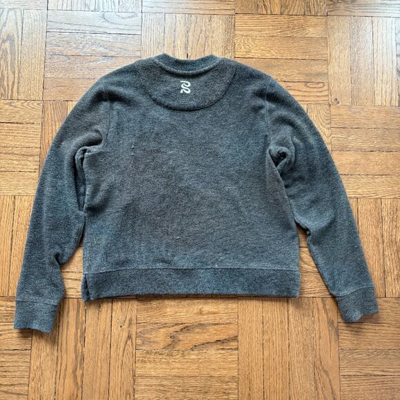 Bandit Running Wool Terry Block Pullover in Roadmap Print - Picture 3 of 6